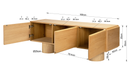 MUEBLE TV-710 NANTES REDONDAS