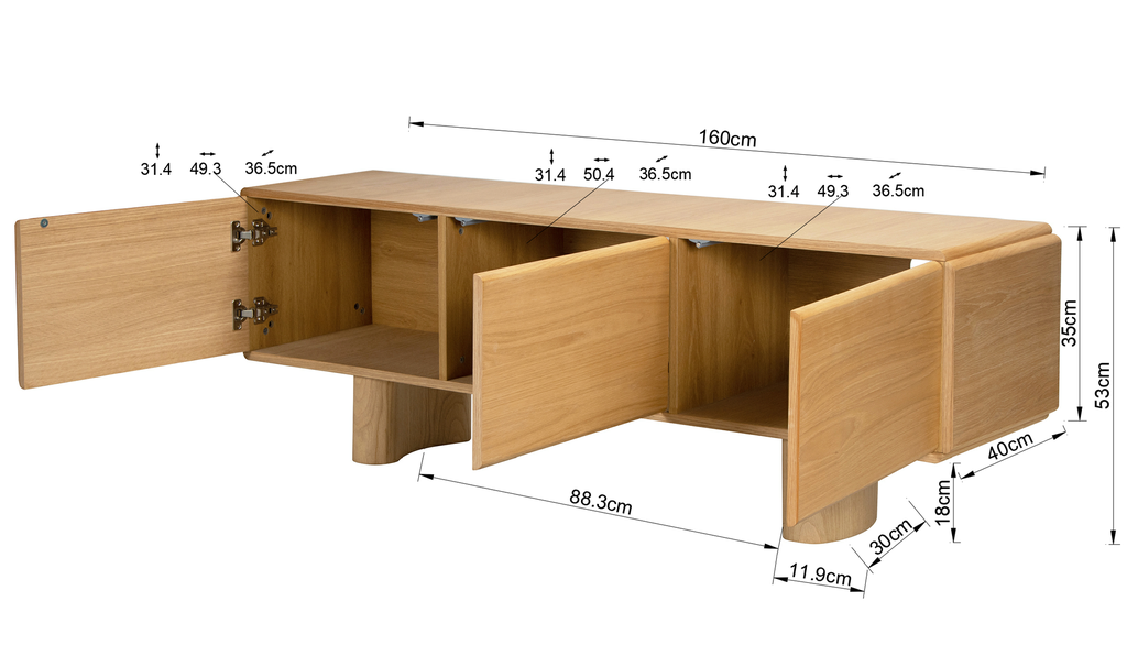 MUEBLE TV-712 NANTES ARCOS