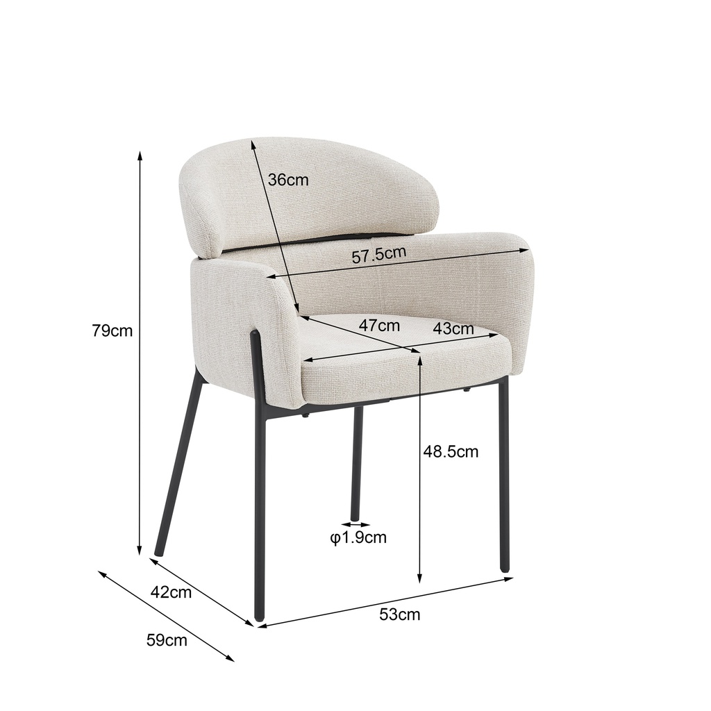 SILLA TELA DC-220
