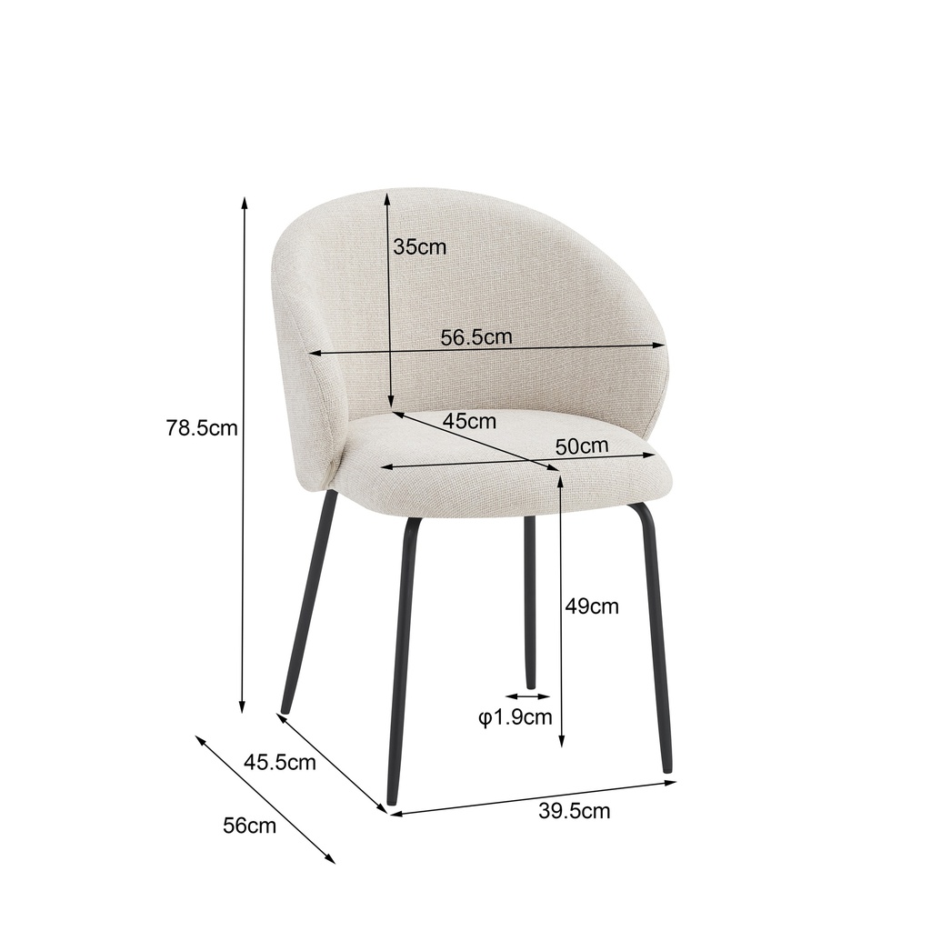 SILLA TELA DC-221