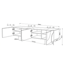 MUEBLE TV-714 TOURS REDONDAS