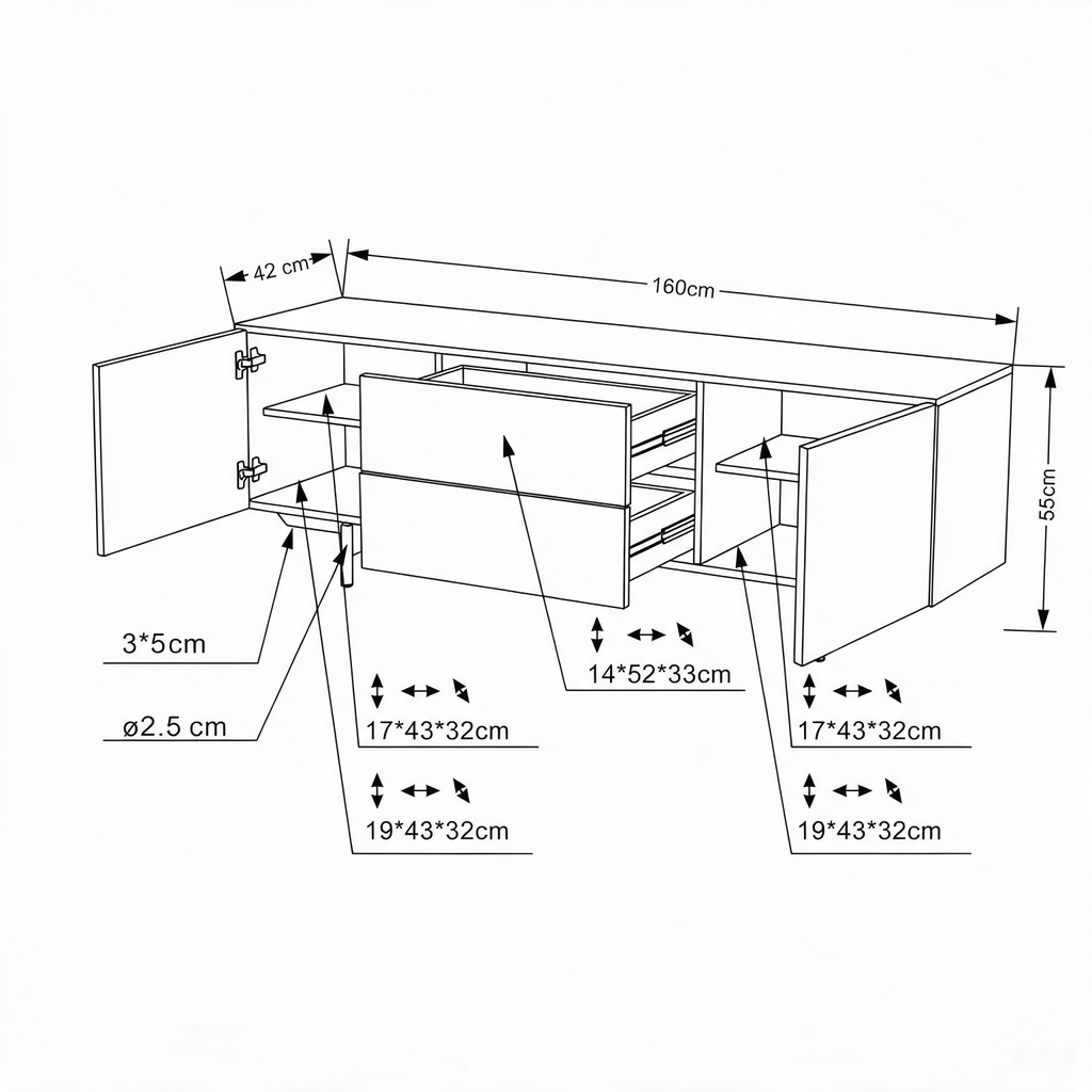 MUEBLE TV-704 PARIS