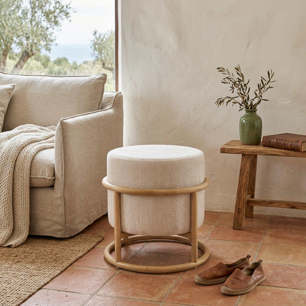POUF MADERA PO-203