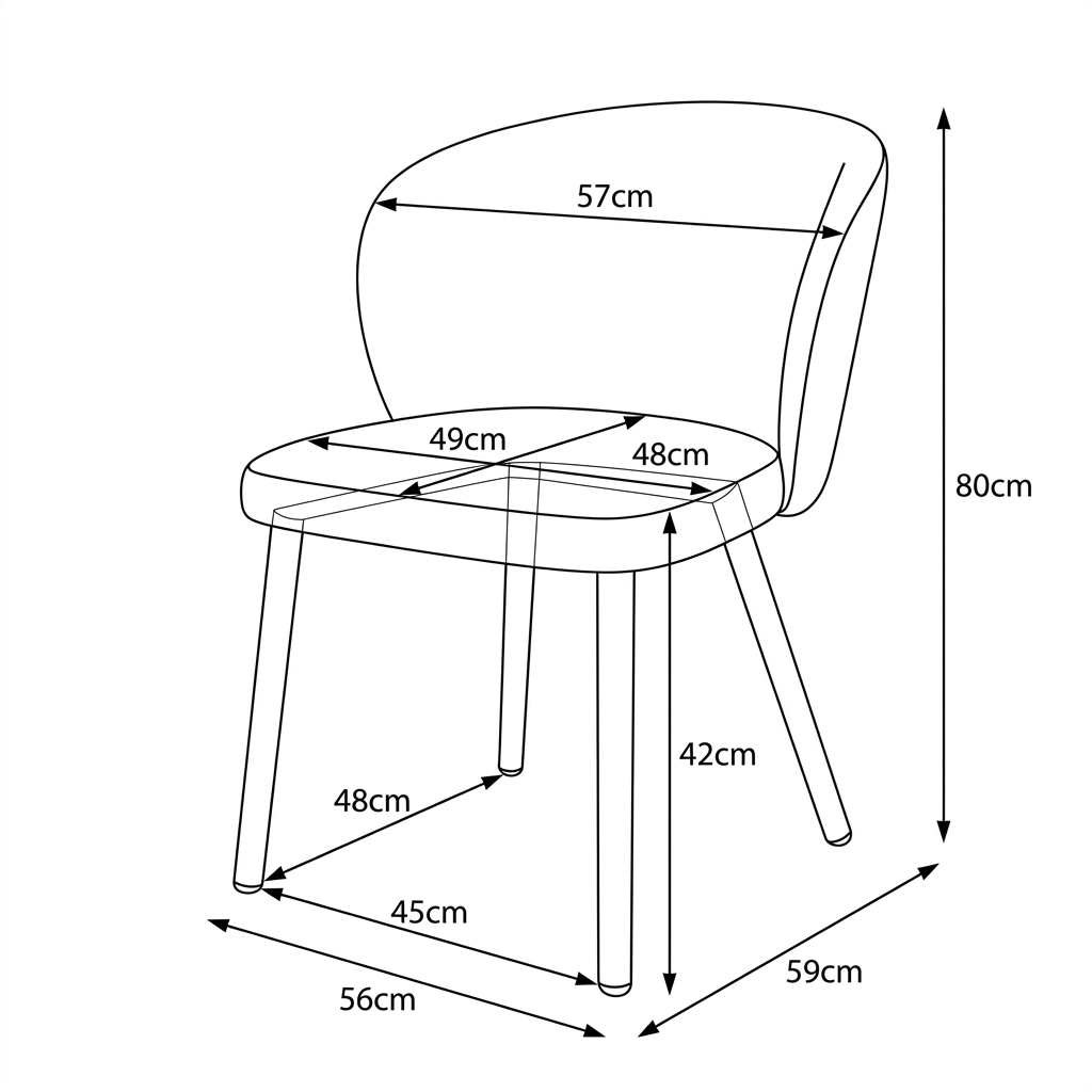SILLA TELA DC-225