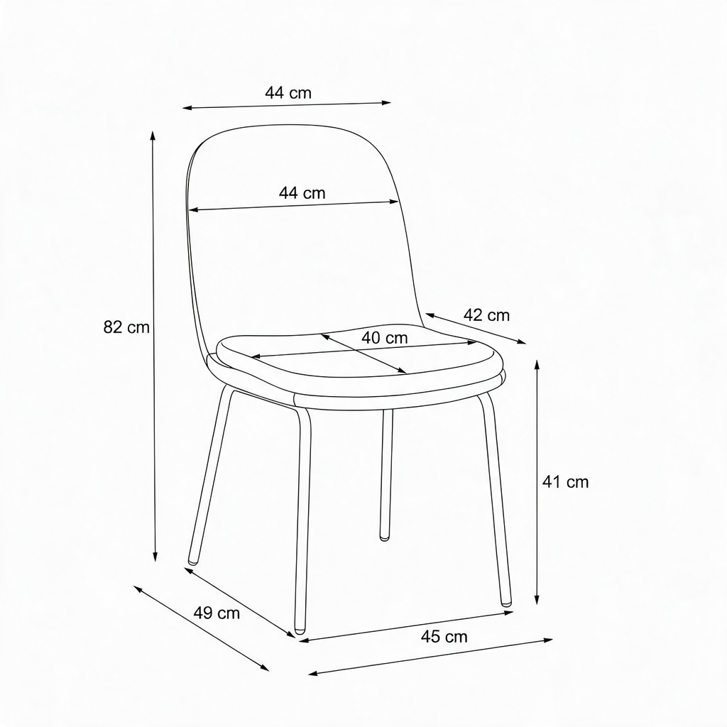 SILLA TELA DC-203