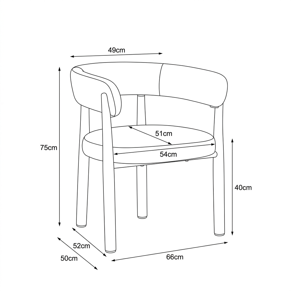 SILLA TELA DC-219