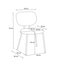 SILLA TELA DC-206
