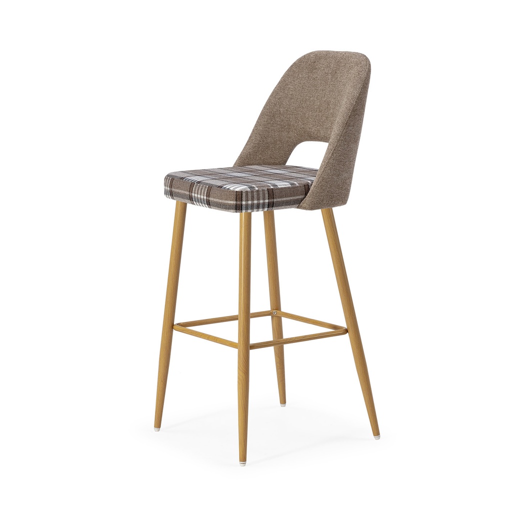 Fabric Stool ST-624 Checkered Kitchen