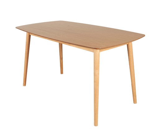 [DT-504-NAT-140] DINING TABLE DT-504 (NATURAL, 140 cm)