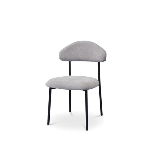 [PR/3519310] SILLA TELA DC-201 (GRIS, MÉTAL NOIR)
