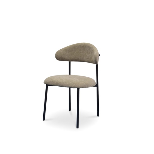[PR/3519311] SILLA TELA DC-201 (TAUPE, METAL NEGRO)
