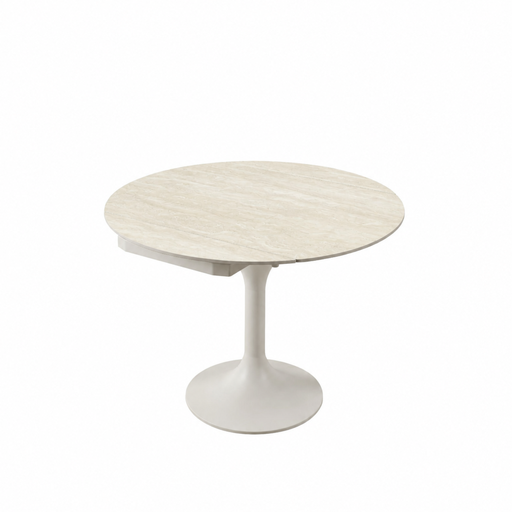 [PR/3519597] MESA COMEDOR DT-534 (TRAVERTINO, METAL BEIGE)
