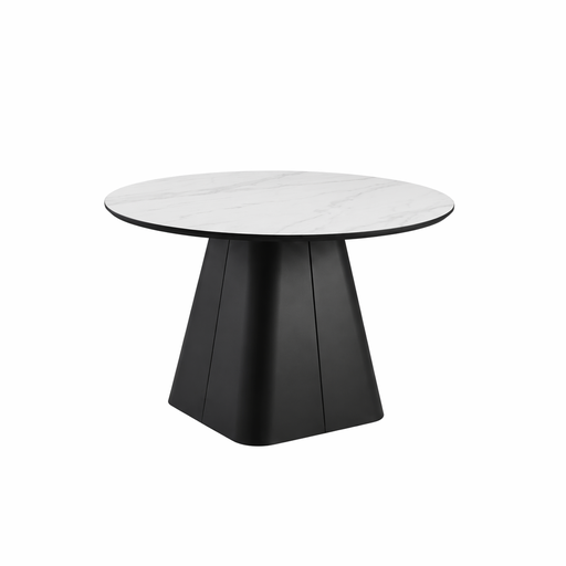 [PR/3519704] MESA COMEDOR DT-605 (BLANC, MÉTAL NOIR)